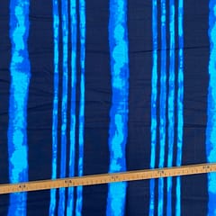 Tissu Wax bleu imprimé Indigo 4