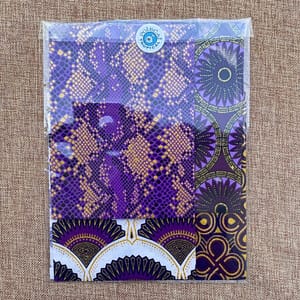 Kit Wax pailleté violet