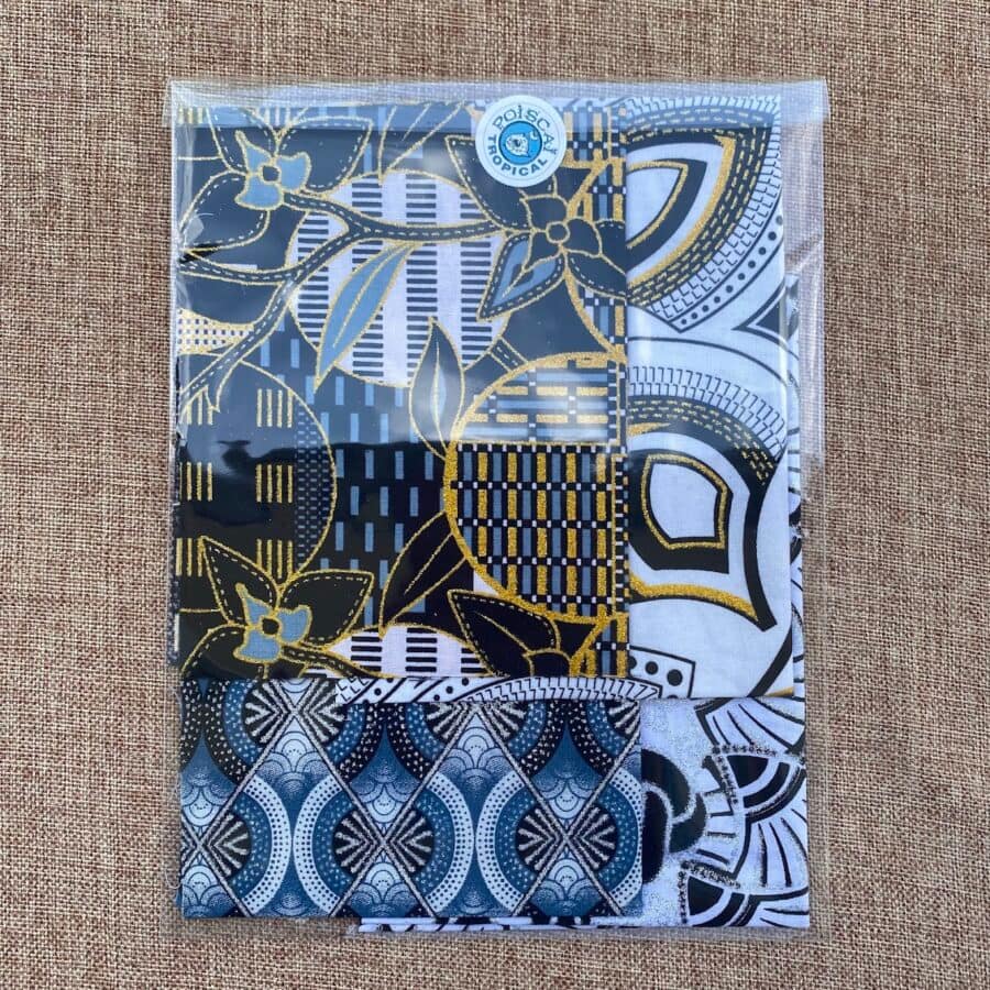 Kit Wax pailleté noir et blanc 2