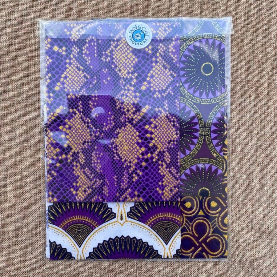 Kit Wax pailleté violet